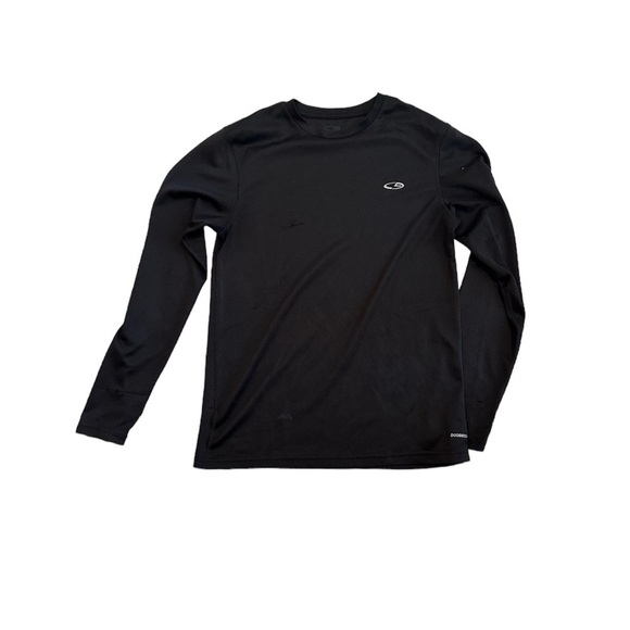 Champion Men's Duo Dry Shirt Power Core Athletic Black Small Long Sleeve Shirt - Picture 1 of 5